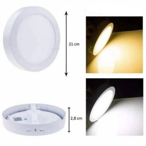 18-30 Watt Sıva Üstü Yuvarlak Panel Led - 2