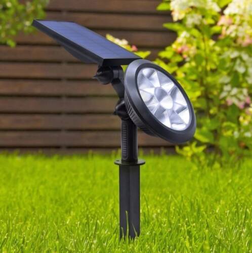 18W RGB Solar Güneş Enerjili Kazıklı Led Bahçe Aydınlatma Armatürü - 5