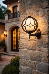 Ø 20 lik Papatya Konsollu Fener Bahçe Aydınlatma Armatürü