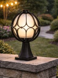 Ø 20 lik Papatya Set Üstü Fener Bahçe Aydınlatma Armatürü