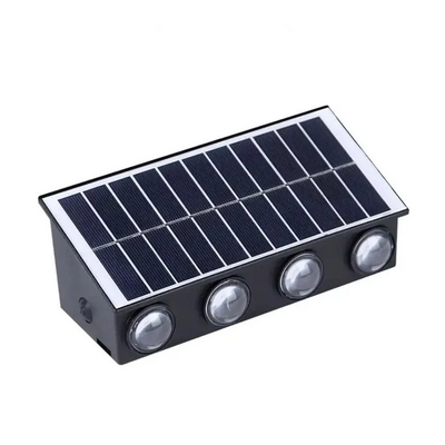 20 Watt Çift Taraflı Solar Led Bahçe Aplik Dış Mekan Günisigi