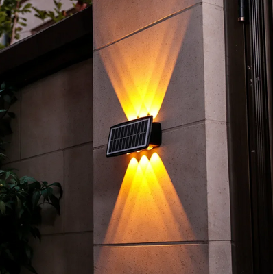 20 Watt Çift Taraflı Solar Led Bahçe Aplik Dış Mekan Günisigi
