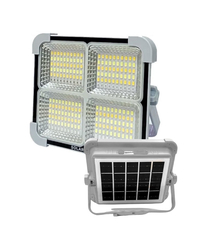 Lambax - 200W Taşınabilir Şarjlı Güneş Enerjili Solar Projektör 6400K