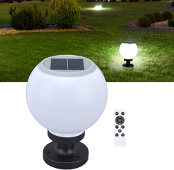 Lambax - 20W Güneş Enerjili Solar Set Üstü Kumandalı Bahçe Aydınlatma