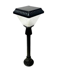 30W Solar Led Çim Direği Beyaz Işık - Thumbnail