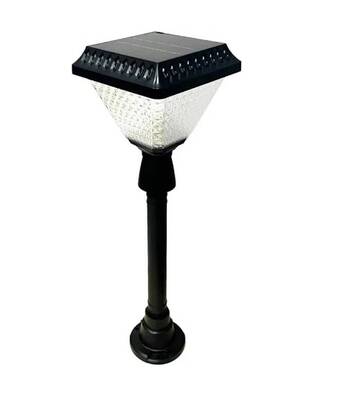 30W Solar Led Çim Direği Beyaz Işık