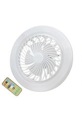 42W Fanlı Kumandalı Led Ampul Vantilatör - Thumbnail
