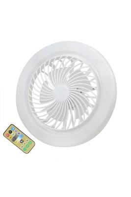 42W Fanlı Kumandalı Led Ampul Vantilatör