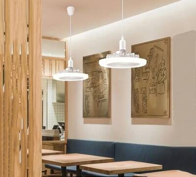 42W Fanlı Kumandalı Led Ampul Vantilatör