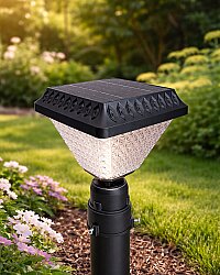 60 lık Direkler için 30 Watt Solar Güneş Enerjili Direk Üstü Bahçe Aydınlatma - 2