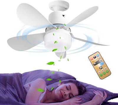 62W Fanlı Kumandalı Led Ampul Vantilatör