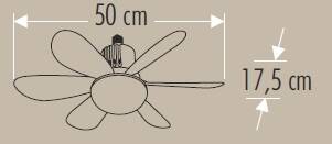 62W Fanlı Kumandalı Led Ampul Vantilatör