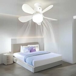 62W Fanlı Kumandalı Led Ampul Vantilatör - 4