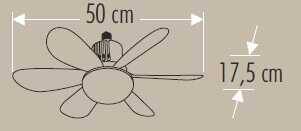 62W Fanlı Kumandalı Led Ampul Vantilatör - 6