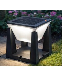 75 Watt Güneş Enerjili Solar Set Üstü Bahçe Aydınlatma Beyaz Işık