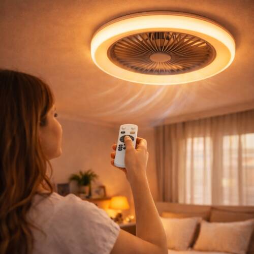 8 Pervaneli Led Tavan Armatürü  - 3