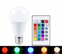 9 Watt Kumandalı Rgb Led Ampül - 2