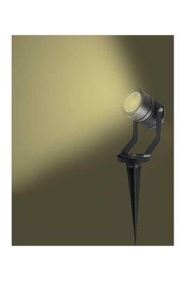 9W Siyah Lux Kazıklı Led Bahçe Armatürü