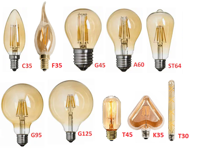 4 W A60 Top Rustik Led Ampul - 4