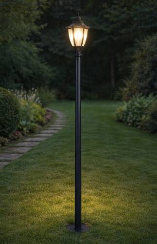 Altıgen Direkli Bahçe Armatürü - Bahçe Lambası - 2