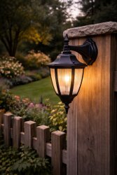 Altıgen Ters Bakan Konsollu Bahçe Armatürü - 1