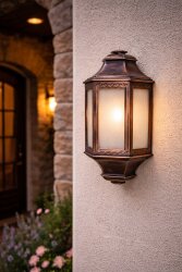 Antik Fener Bahçe Duvar Armatürü - 3