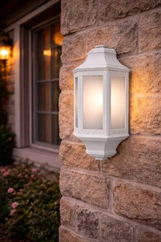 Antik Fener Bahçe Duvar Armatürü - 5