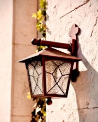 Aşiyan Konsollu Fener Bahçe Aydınlatma Armatürü BAKIR - 3