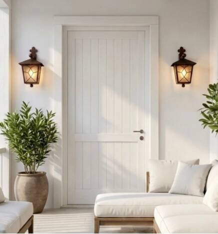 Aşiyan Konsollu Fener Bahçe Aydınlatma Armatürü BAKIR - 4