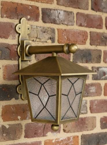 Aşiyan Konsollu Fener Bahçe Aydınlatma Armatürü Sarı Eskitme - 1