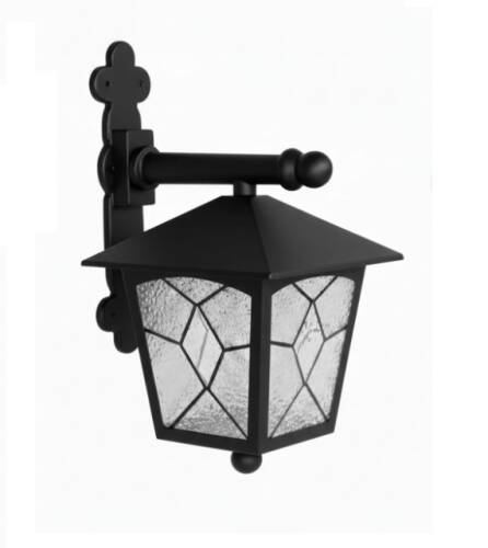 Aşiyan Konsollu Fener Bahçe Aydınlatma Armatürü Siyah - 3