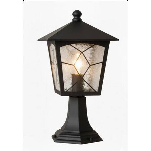 Aşiyan Set Üstü Fener Bahçe Aydınlatma Armatürü Siyah - 3