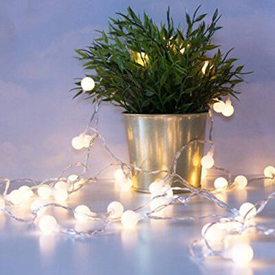 Dekoratif 10 mt Fişli Mini Ledli Top Süs İp Led Işık Aydınlatma