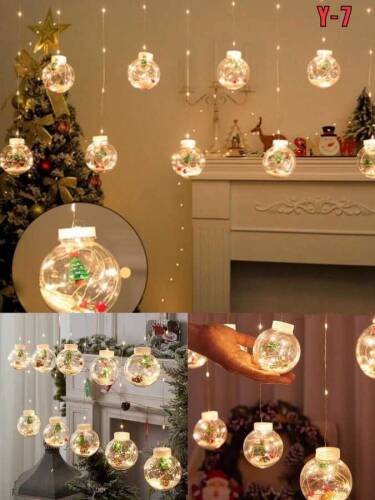 Dekoratif 3 Metre Kartopu Yılbaşı Saçak Led Işık Yılbaşı Süs Aydınlatma - 3