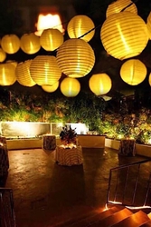 Dekoratif Solar Güneş Enerjili Fener Led Işık Zinciri  - 7