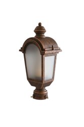 Direk Üstü Fayton Fener Bahçe Aydınlatma Armatürü Bakır - 2