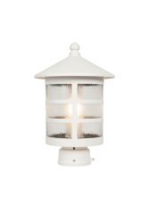 Direk Üstü Perge Fener Bahçe Aydınlatma Armatürü Beyaz - 2