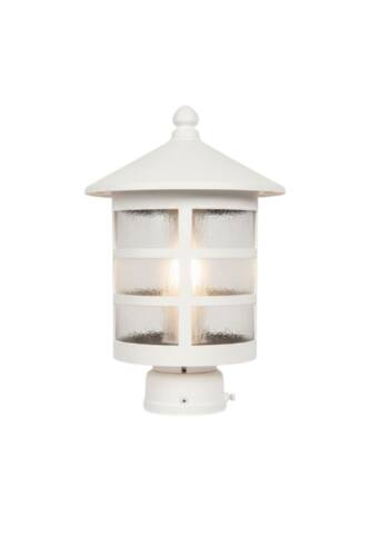 Direk Üstü Perge Fener Bahçe Aydınlatma Armatürü Beyaz - 2