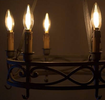 4 Watt E14 Duy Buji Rustik Led Ampul - 2