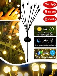 Güneş Enerjili Solar Dekoratif Ateş Böceği Topları 2 Adet - 4