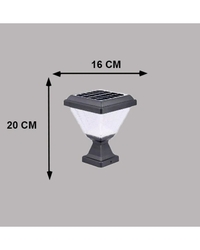 Güneş Enerjili Solar Set Üstü Bahçe Aydınlatma Beyaz Işık - Thumbnail