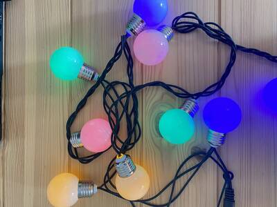 IP65 Dış Mekan Su Geçirmez Top Led RGB 10 Mt