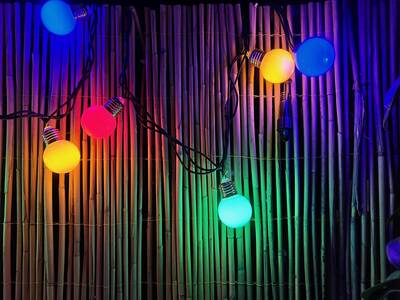 IP65 Dış Mekan Su Geçirmez Top Led RGB 10 Mt