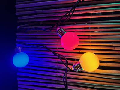 IP65 Dış Mekan Su Geçirmez Top Led RGB 10 Mt
