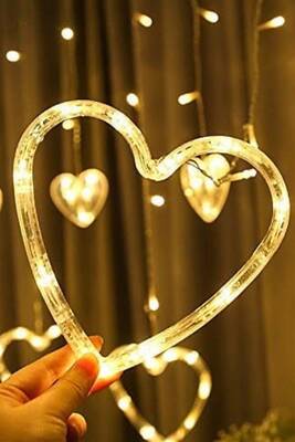 Dekoratif Kalpli Saçak İp Perde Led Işık Aydınlatma Günışığı