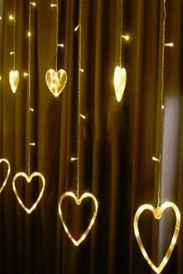 Dekoratif Kalpli Saçak İp Perde Led Işık Aydınlatma Günışığı