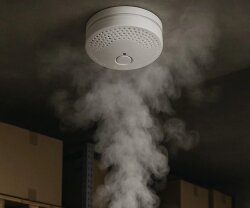 Pilli Duman Dedektörü (Pil Dahil Değildir)