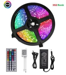 Profesyonel Rgb Şerit Led Seti 5mt