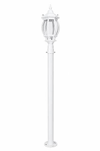 Sekizgen Direkli Bahçe Armatürü - Bahçe Lambası Beyaz - 6