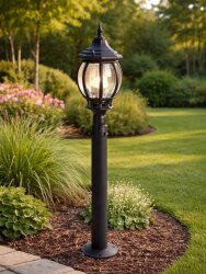 Sekizgen Direkli Bahçe Armatürü - Bahçe Lambası
